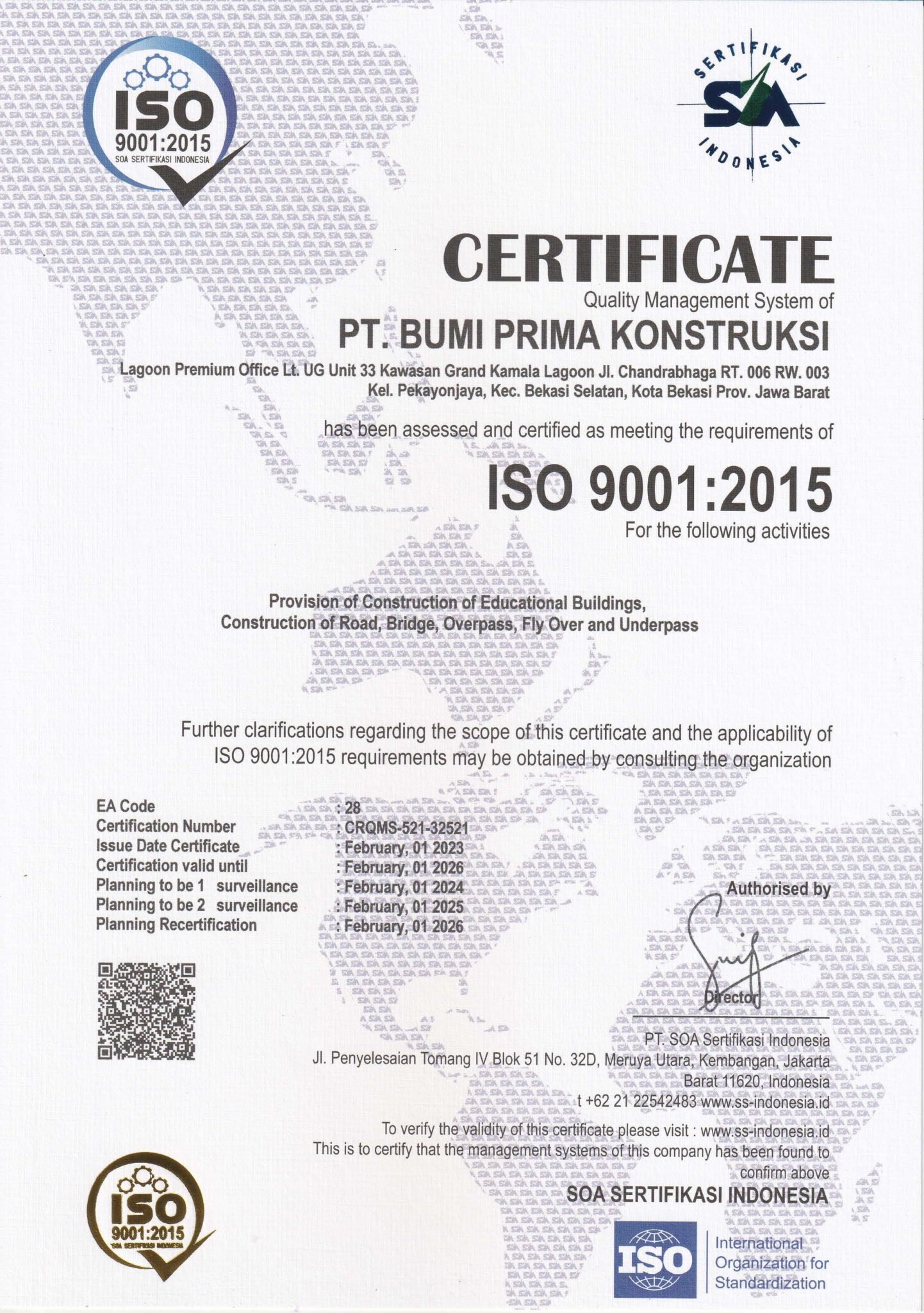 About Us - Bumi Prima Konstruksi